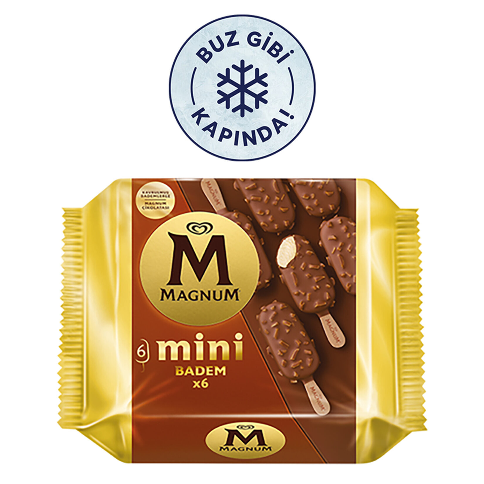 ALGİDA MAGNUM MİNİ BADEM 5'Lİ
