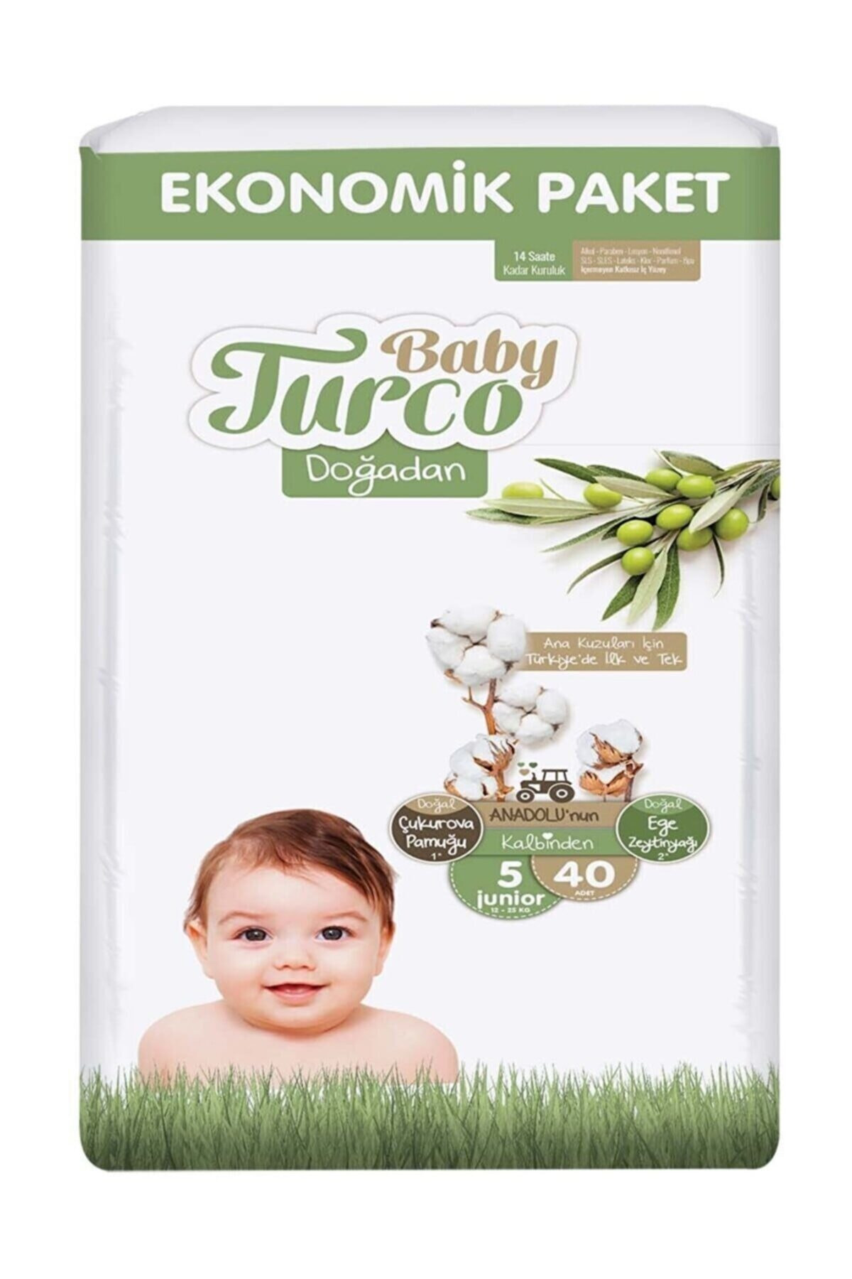 BABY TURCO DOĞ.ECO 5 NUM.MAXİ JUNİOR 40'LI