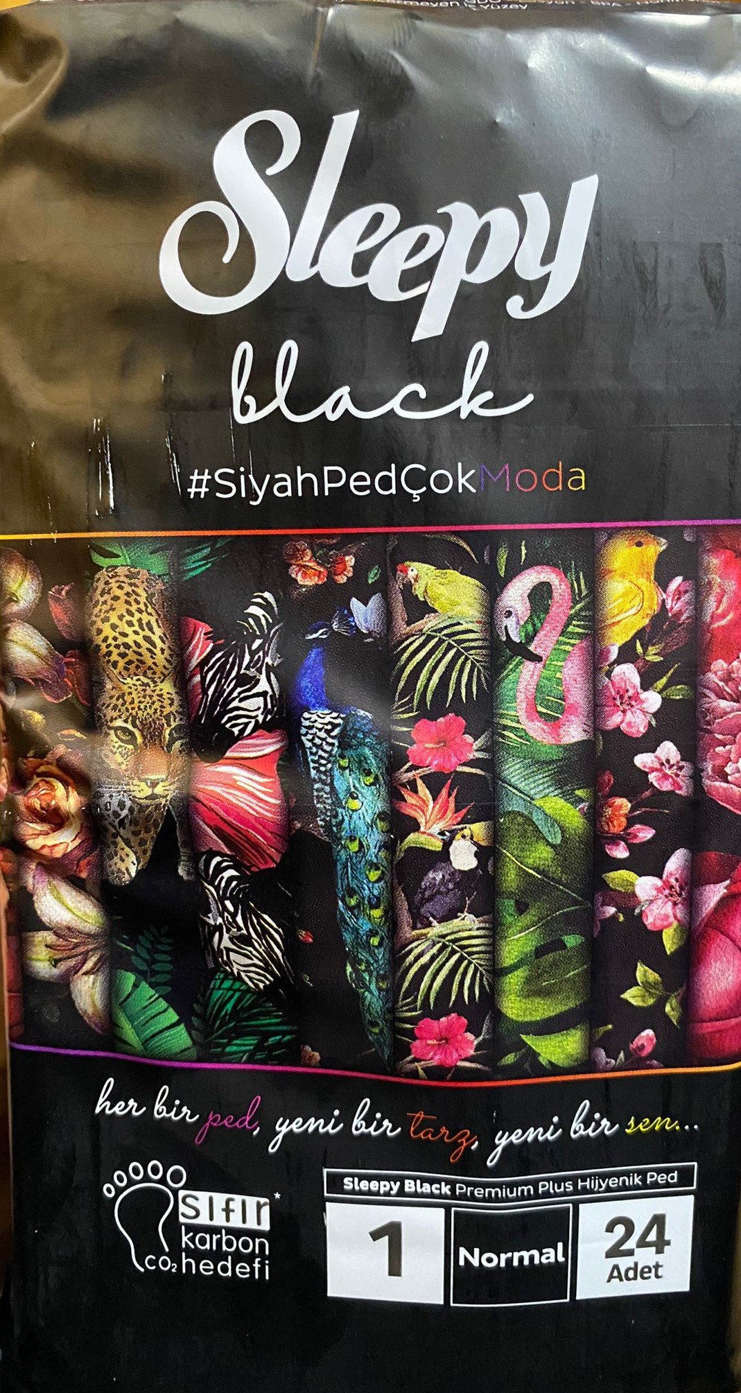 SLEEPY BLACK SOFT PED NORMAL 1NO 24'LÜ