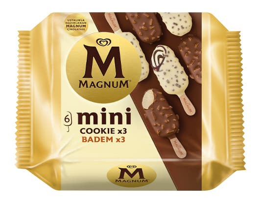 ALGİDA MAGNUM MİNİ COOKIE&BADEM 345ML