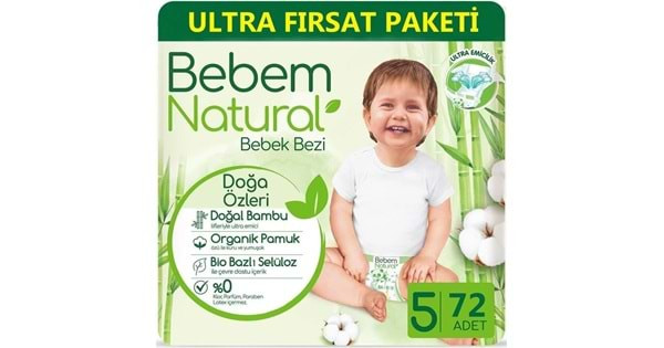 BEBEM BEBEK BEZİ NAT.JUN. 5NO 72ADET