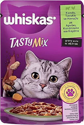 WHİSKAS POUCH SOMONLU HAVUÇ 85GR