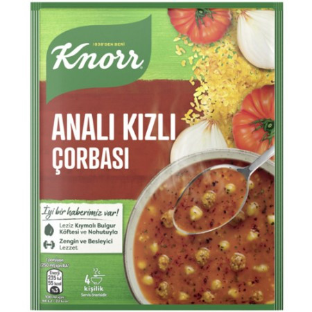 KNORR ANALI KIZLI ÇORBA 70GR