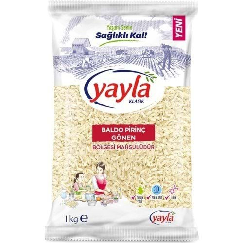 YAYLA BALDO PİRİNÇ 1KG