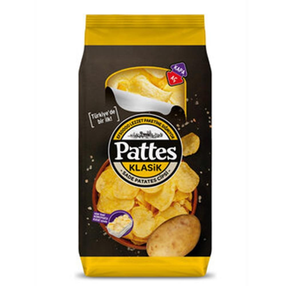 PATTES SADE PATATES CİPSİ 100GR
