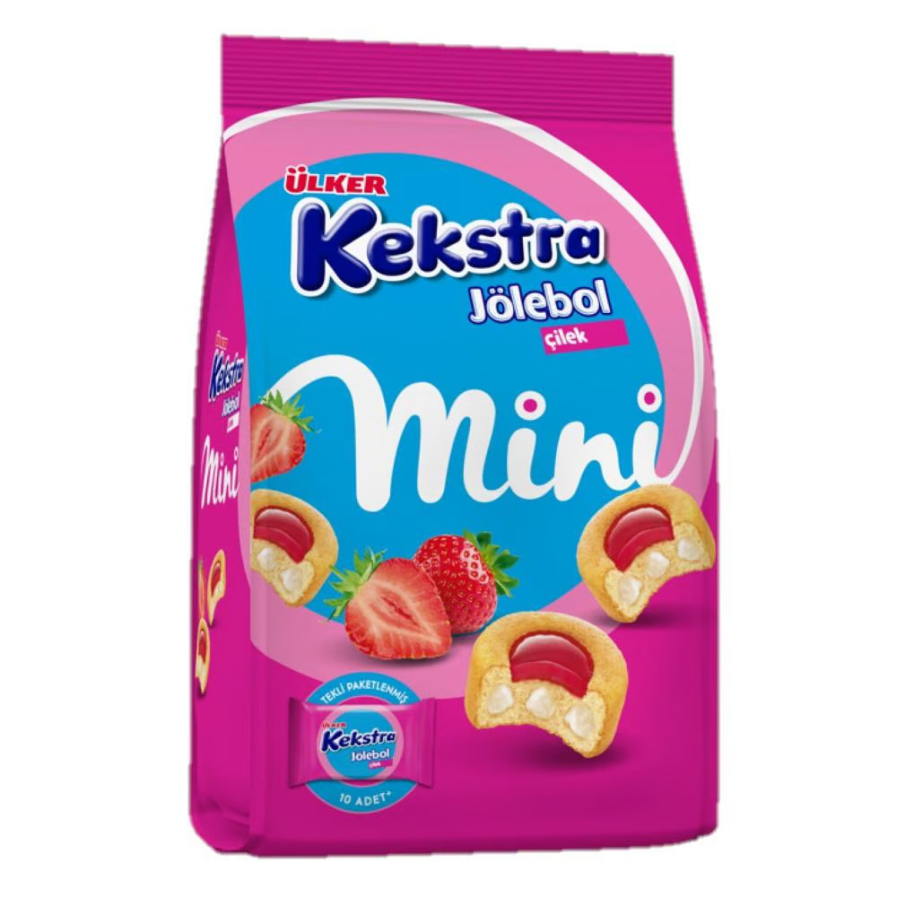 ÜLKER KEKSTRA MİNİ ÇİLEK 150GR