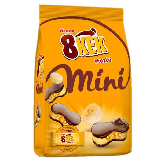 ÜLKER 8KEK MİNİ MUZLU 162GR