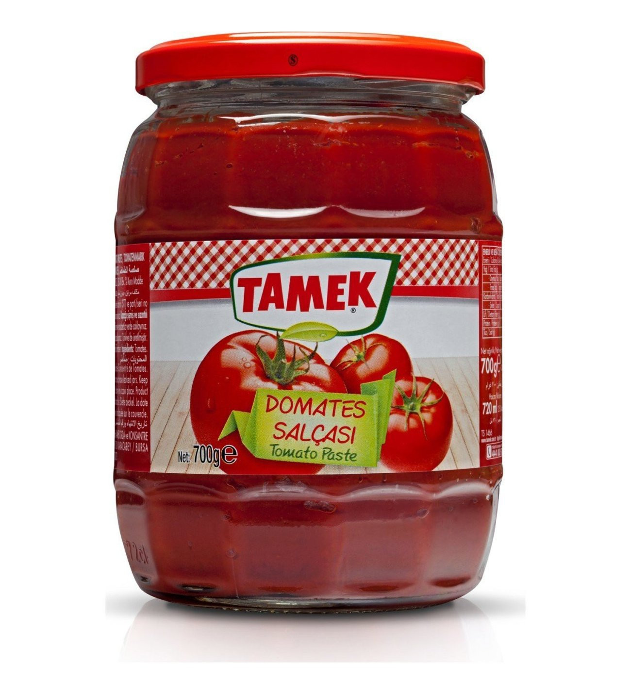 TAMEK DOMATES SALÇASI 580GR