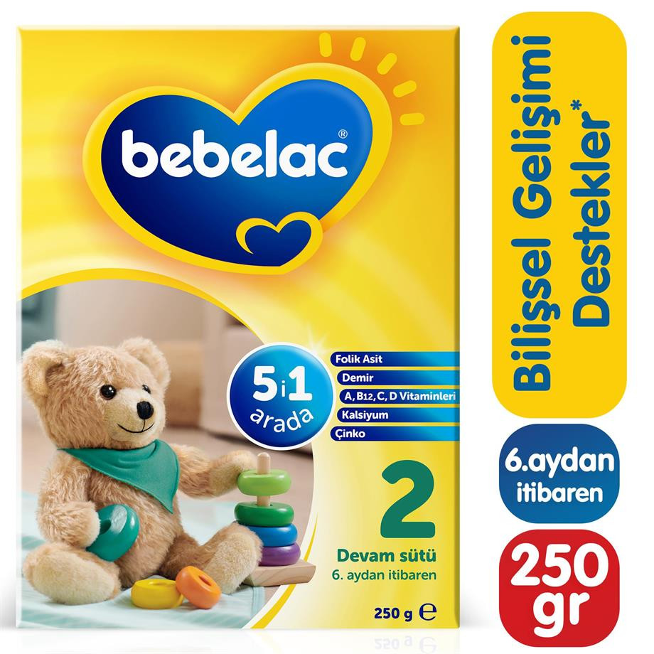 BEBELAC DEVAM SÜTÜ 2NO 250GR