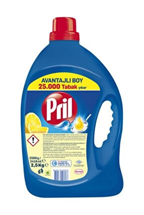 PRİL BULAŞIK DET.LİMON KOKULU 2,5KG