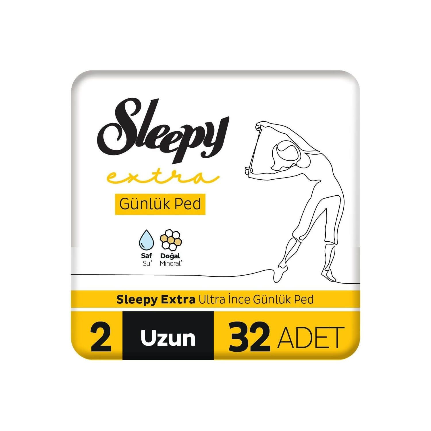 SLEEPY GÜNLÜK UZUN PED 2'NO 32'Lİ