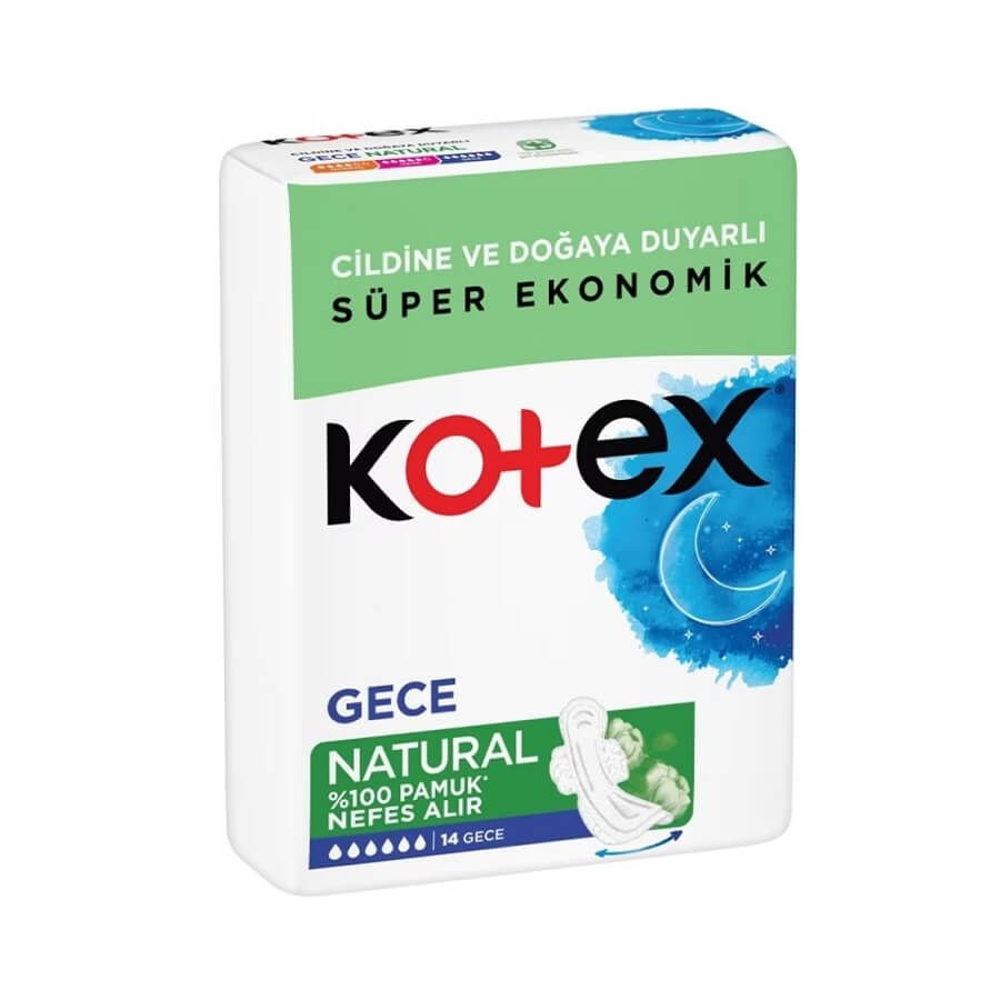KOTEX NATURAL ULTRA QUADRO GECE 14'LÜ