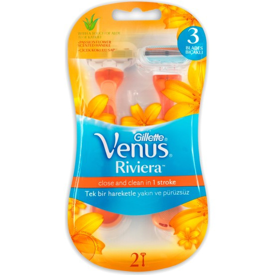 GİLLETTE VENÜS 3 BIÇAKLI RİVİERA 2'Lİ