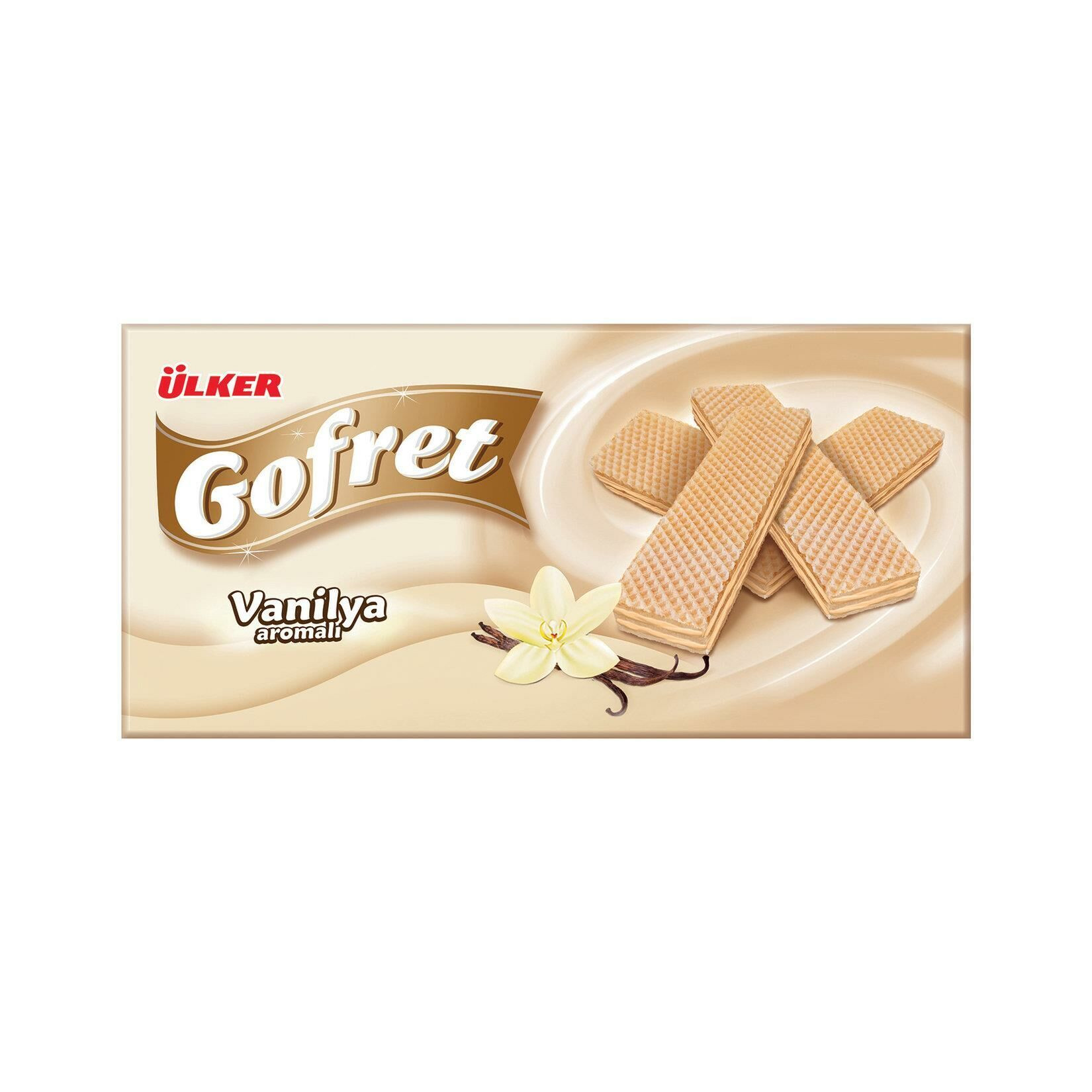 ÜLKER GOFRET DELUXE VANİLYA 220GR
