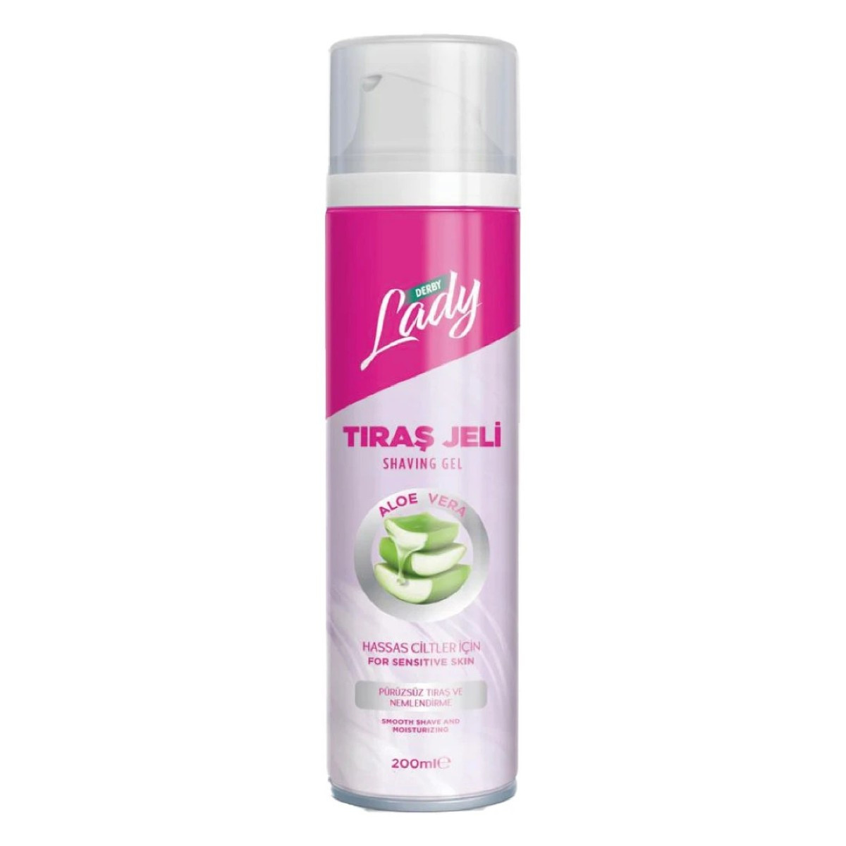 DERBY LADY TIRAŞ JELİ ALOE VERA 200ML