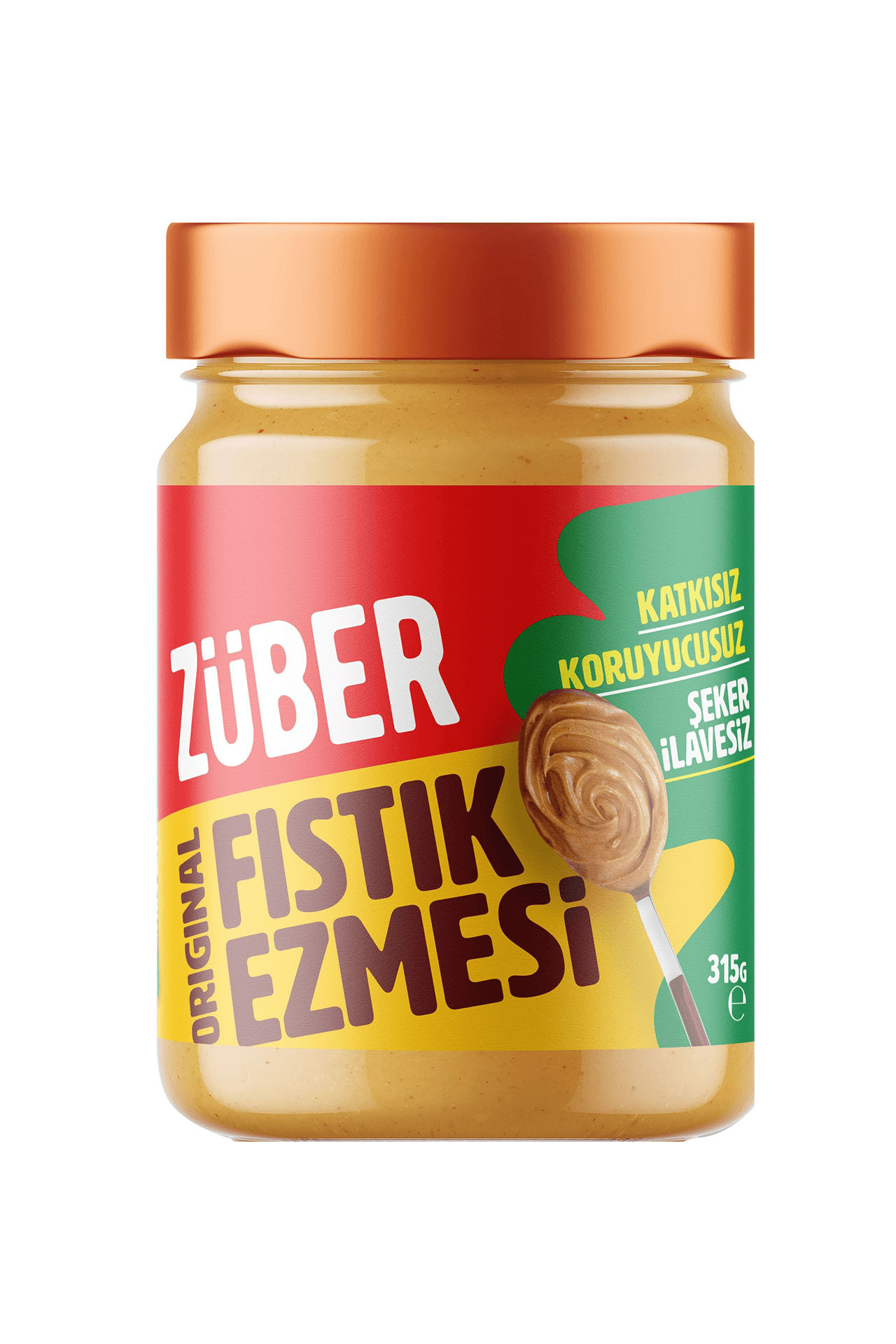 ZÜBER ORİGİNAL FISTIK EZMESİ 315GR