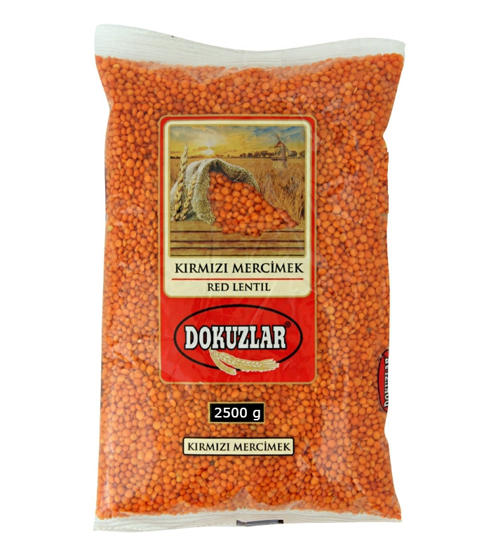 DOKUZLAR KIRMIZI MERCİMEK 2500GR