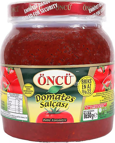 ÖNCÜ DOMATES SALÇASI 1650GR