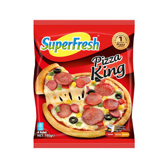 SÜPERFRESH PİZZA KİNG 4ADET 780G