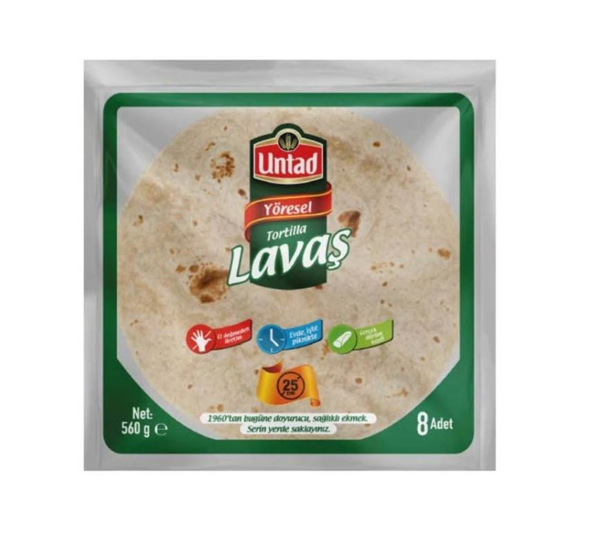UNTAD LAVAŞ EKMEĞİ 560GR