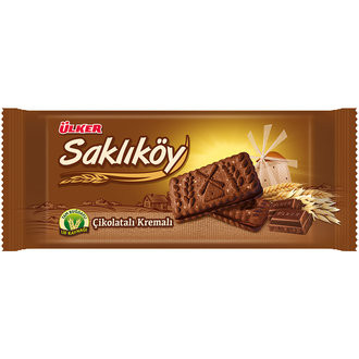 ÜLKER SAKLIKÖY ÇİKOLATALI KREMALI BİSK.87GR