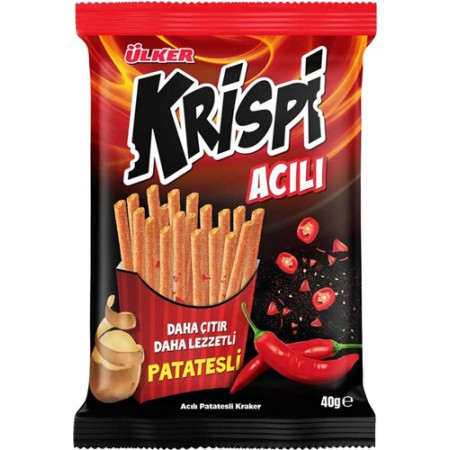ÜLKER KRİSPİ ACILI ÇUBUK KRAKER 40GR