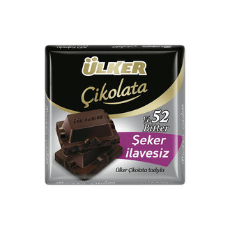 ÜLKER ÇİK.%52 BİT.KARE ŞEKER İLAVESİZ 60GR
