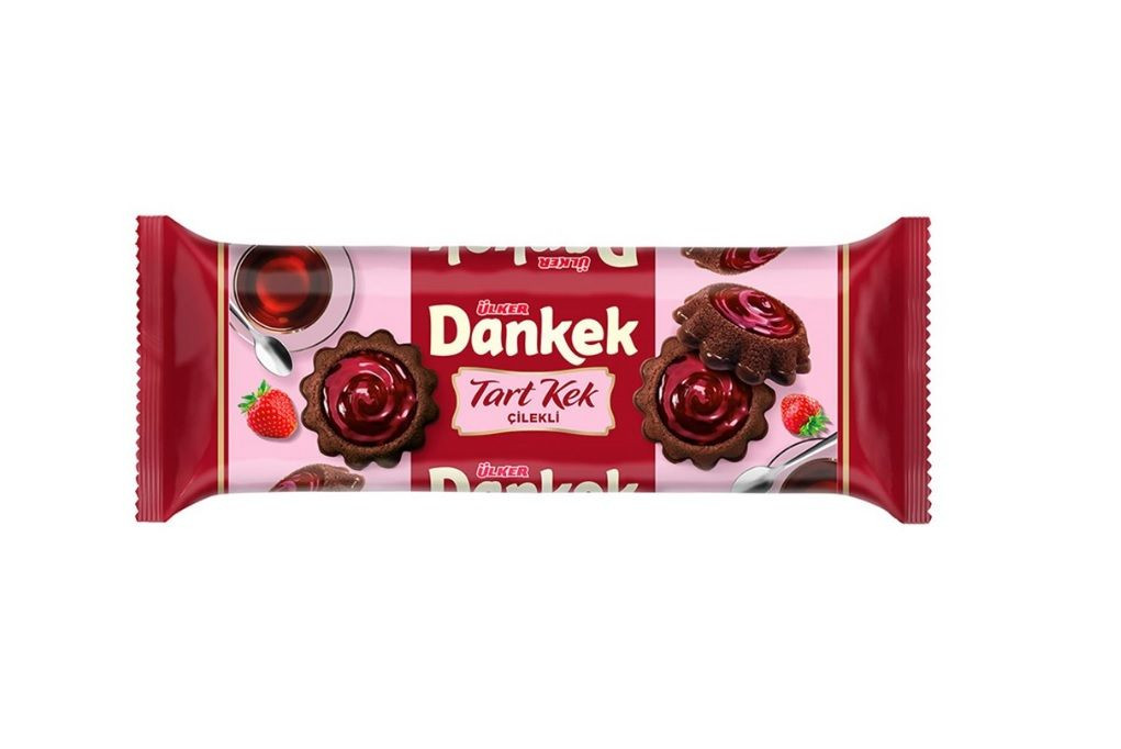 ÜLKER DANKEK TART KEK ÇİLEK 6X30GR