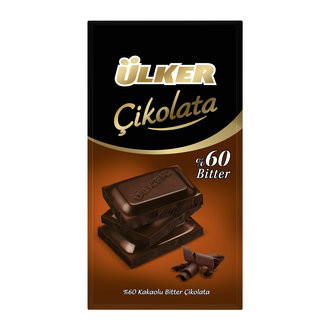 ÜLKER ÇİKOLATA TABLET BİTTER 80GR