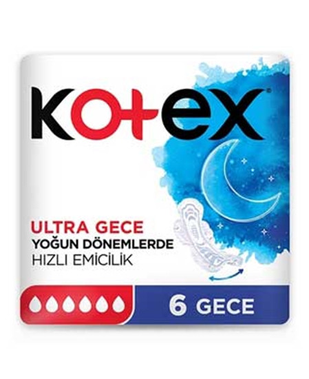 KOTEX ULTRA SİNGLE 6'LI GECE