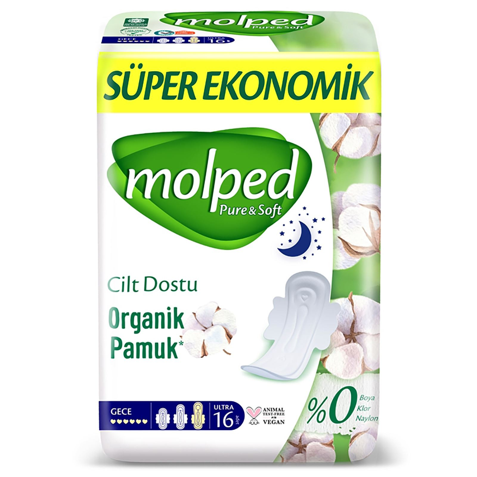 MOLPED PURE&SOFT GECE 16ADET