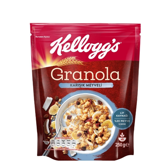 KELLOGG'S GRANOLA KAR.MEYV.250GR