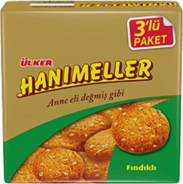 ÜLKER HANIMELLER FINDIK RULO 3X82GR