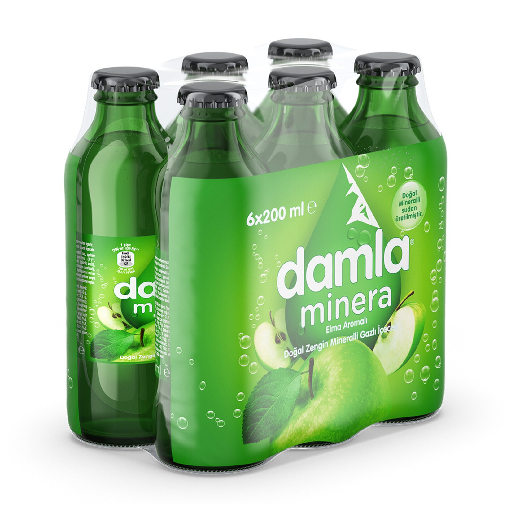 DAMLA MİNERA ELMA 200ML