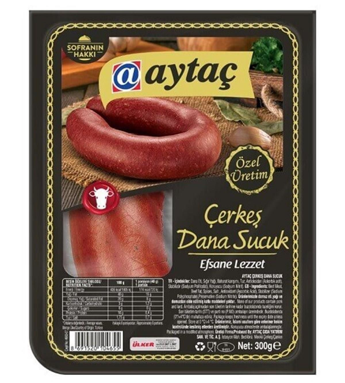 AYTAÇ DANA SUCUK ÇERKEŞ 300GR