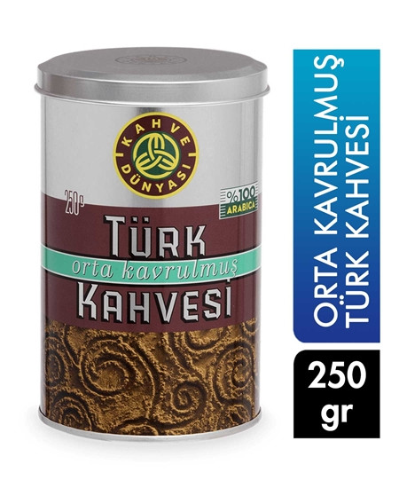 KAHVE DÜNYASI ORTA KAVR.TÜRK KAHVESİ 250GR