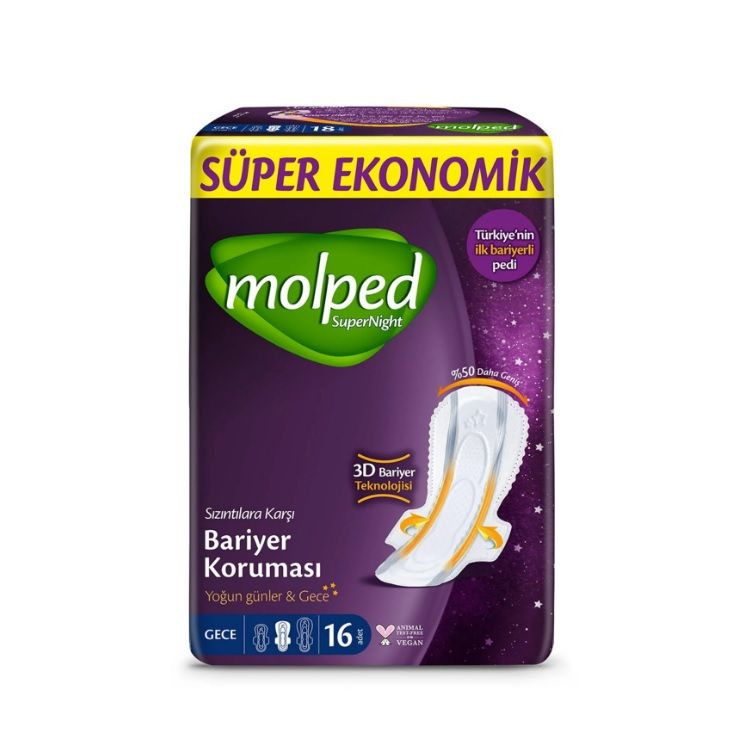 MOLPED SÜPERNİGHT GECE 16ADET