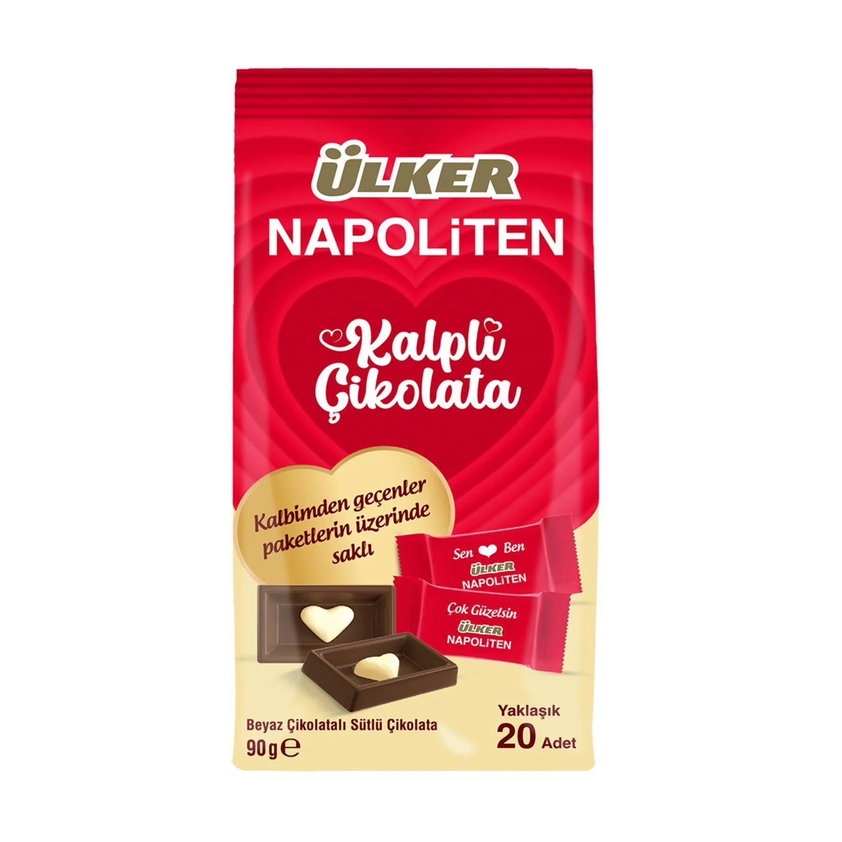 ÜLKER NAPOLİTEN KALPLİ 90GR