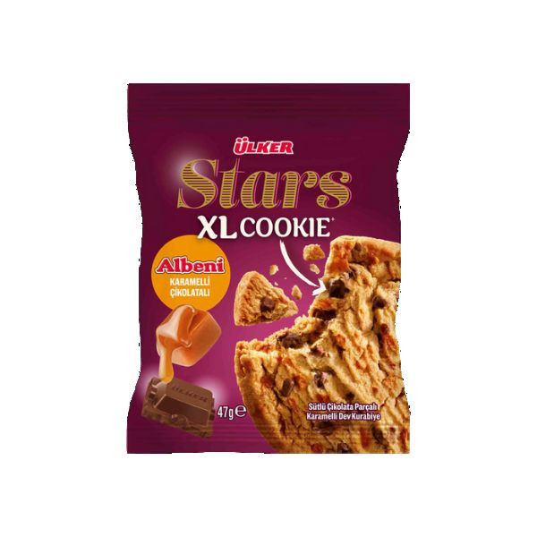 ÜLKER COOKİE XL ALBENİ KARAMELLİ ÇİK.47GR