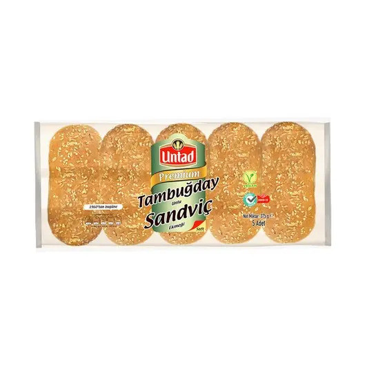 UNTAD TAM BUĞDAYLI SANDVİÇ EKMEĞİ 375GR