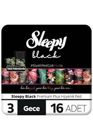 SLEEPY BLACK SÜPER ECO GECE 16'LI