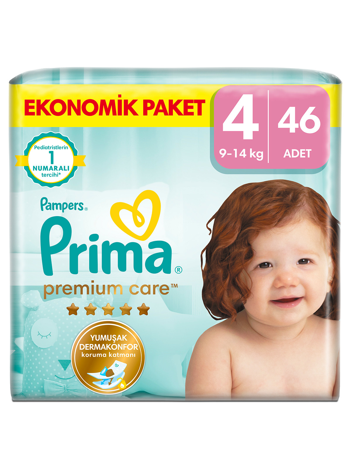 PRİMA PREMİUM BEBEK BEZİ (NO4)46'LI