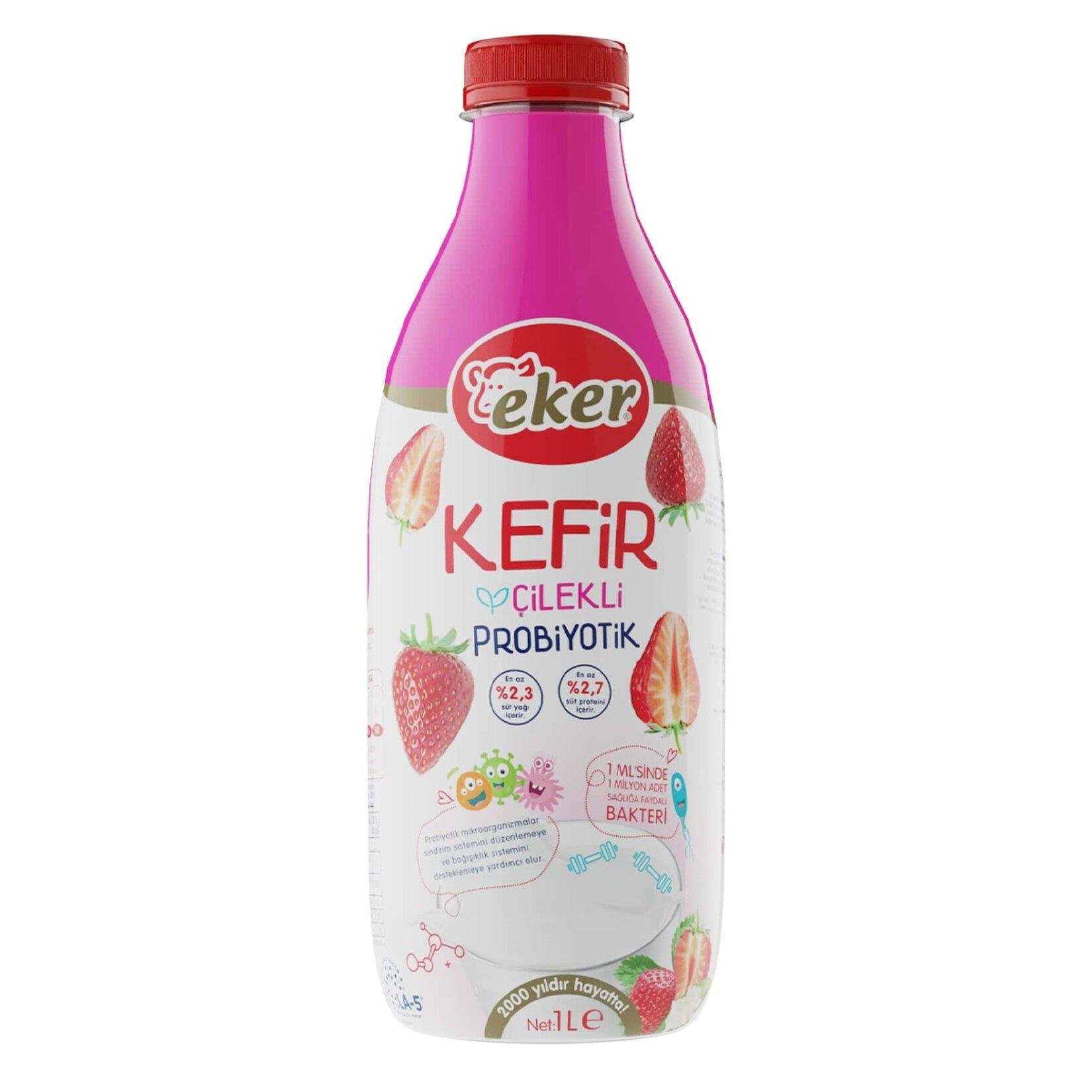 EKER KEFİR ÇİLEKLİ 1LT
