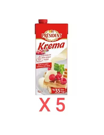 PRESİDENT KREMA 1LT