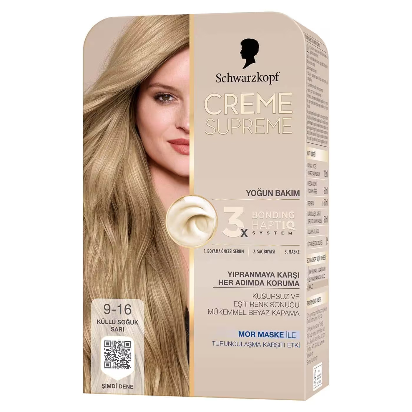 SCHWARZKOPF 9-16 KÜLLÜ SOĞUK SARI SAÇ BOYASI