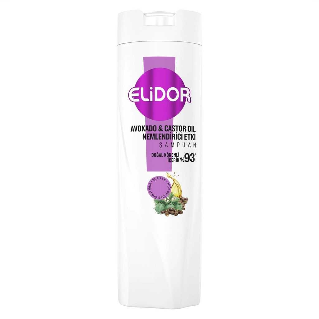 ELİDOR ŞAMP.AVAKADO CASTOR YAĞI NEM.ŞAMP.400ML
