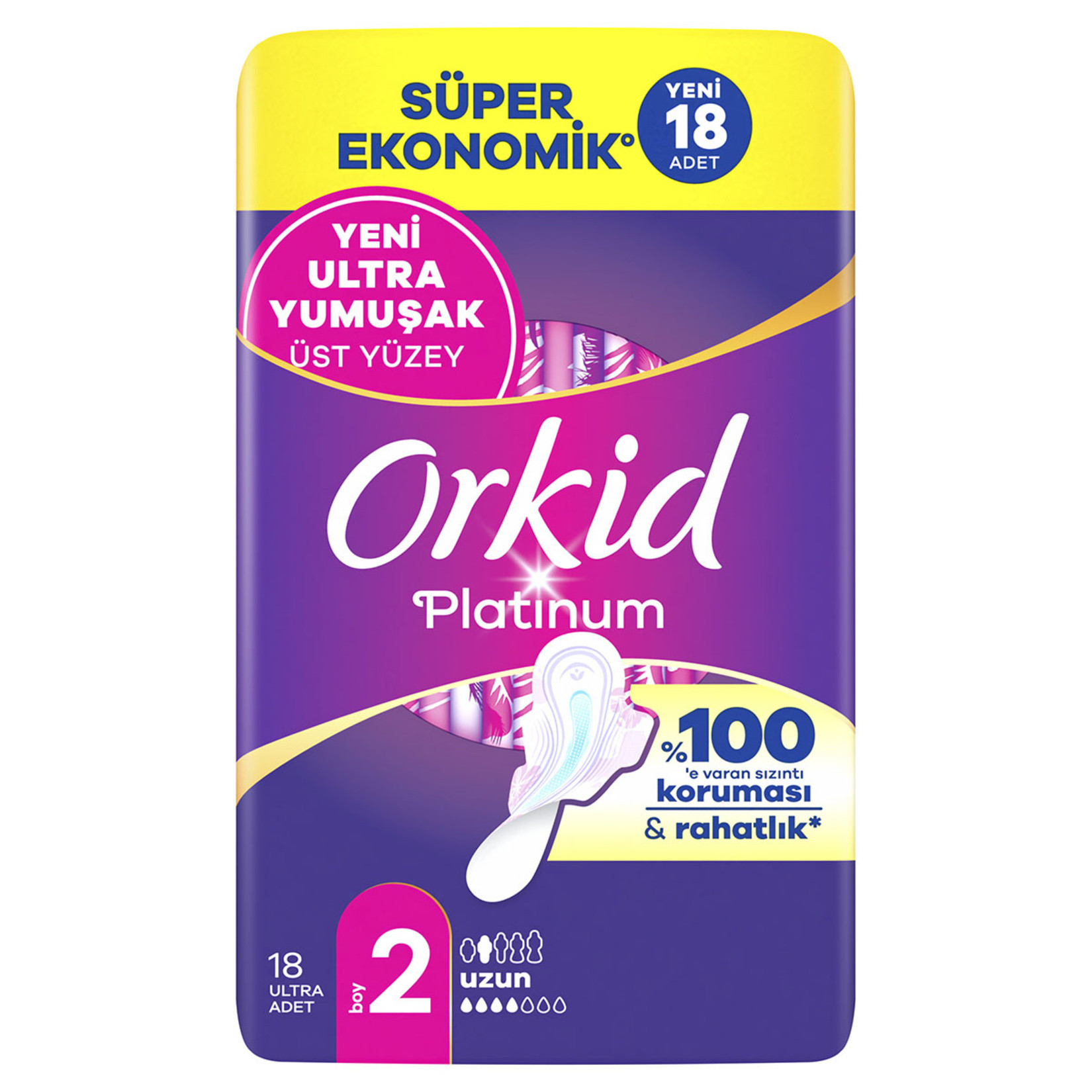 ORKİD PLAT.4'LÜ UZUN 2:NO 18'Lİ