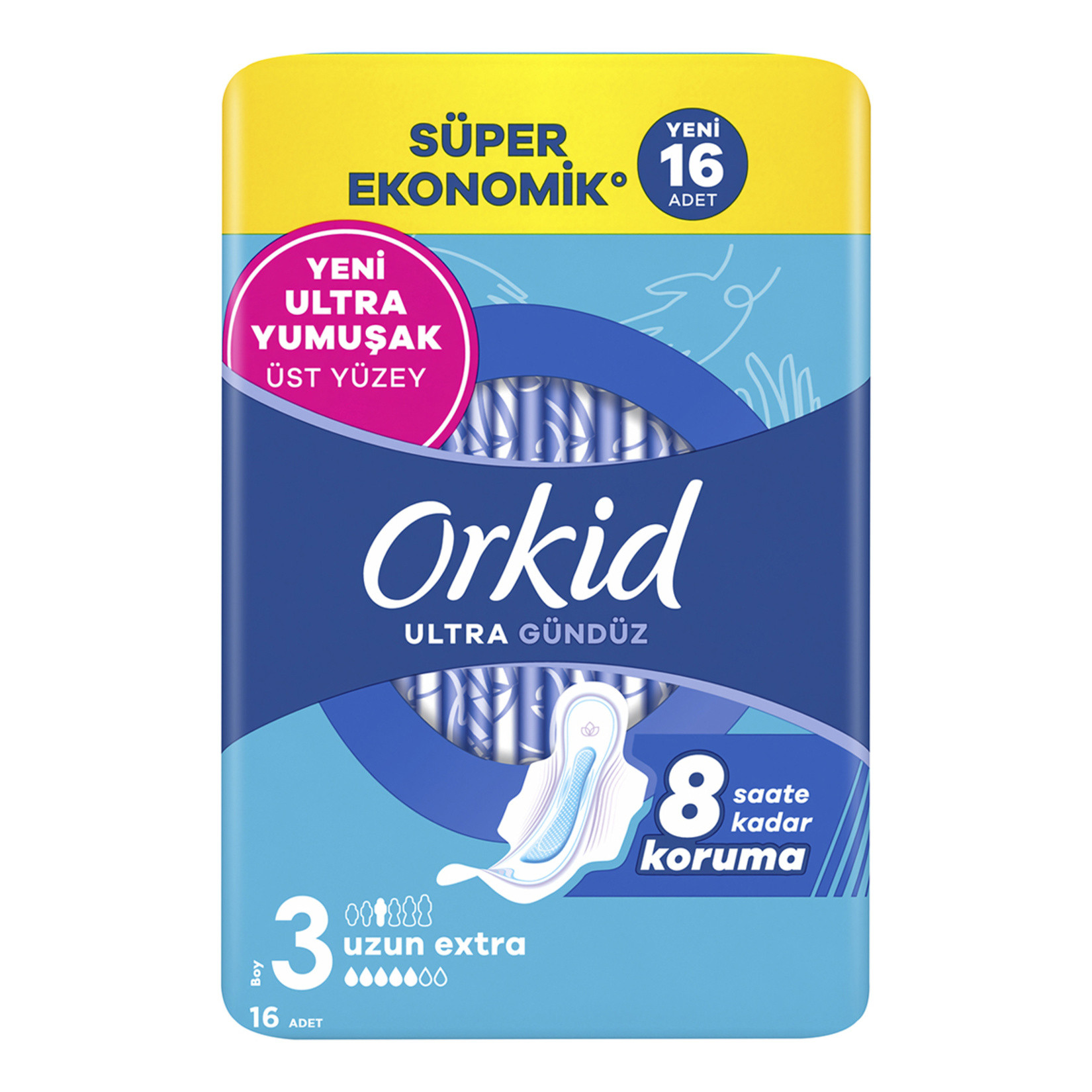 ORKİD ULTRA EXTRA 4'LÜ UZUN 3:NO 16'LI