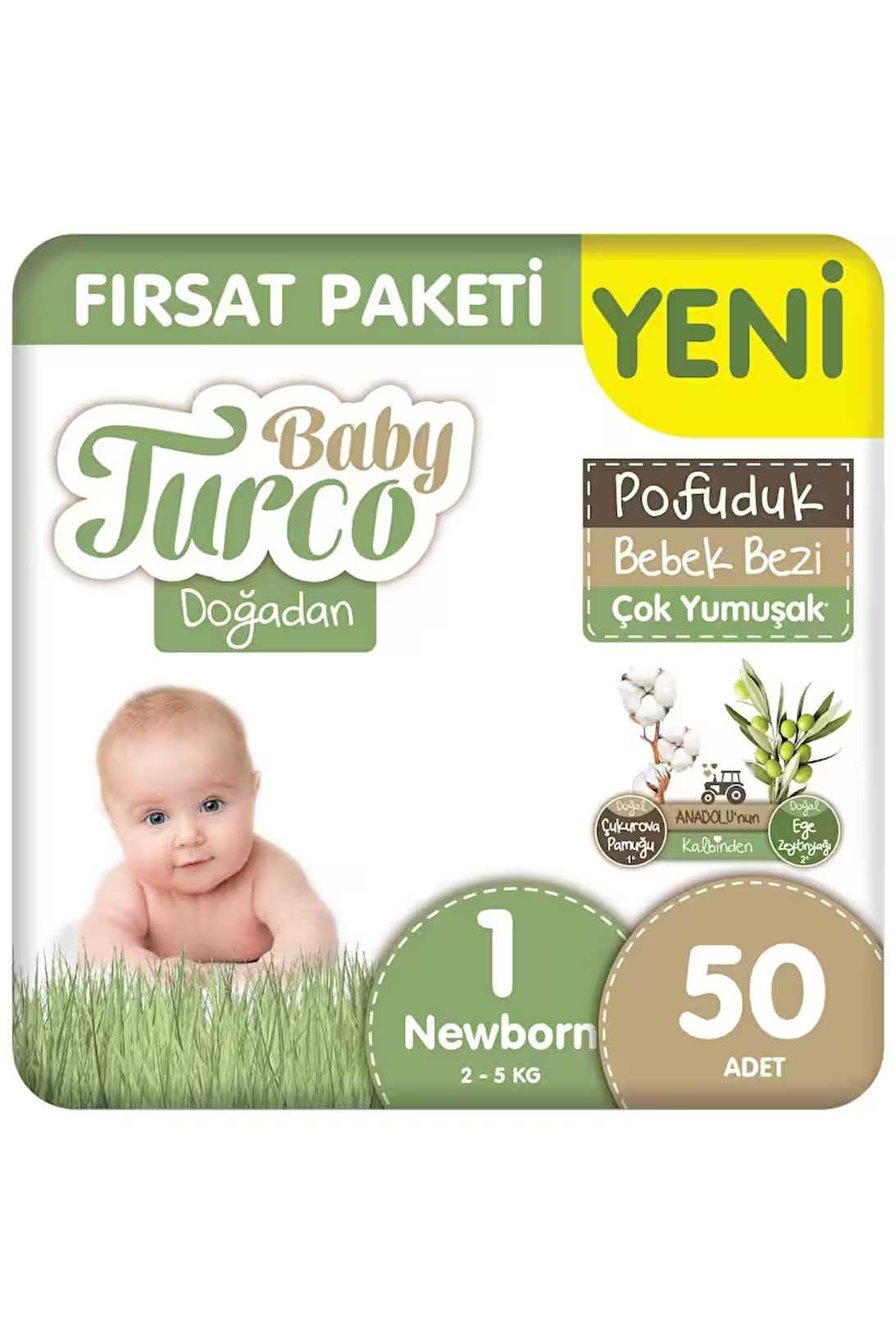 BABY TURCO DOĞ.ECO 1 NUM.50'Lİ