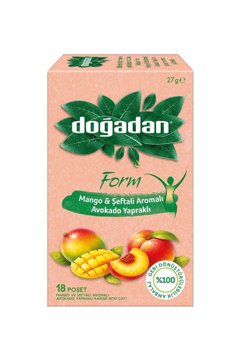 DOĞADAN BİTKİ MANGO ŞEFTALİ AVAKADO 18'Lİ